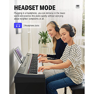 Donner DEP 10 88 Keys Semi Weighted Digital Piano with Stand